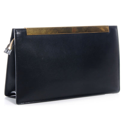 Saint Laurent Leather Lutetia Clutch Black 3 of 7