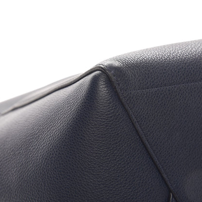 Celine Soft Grained Calfskin Sangle Bucket Bag Navy Blue 7 of 11