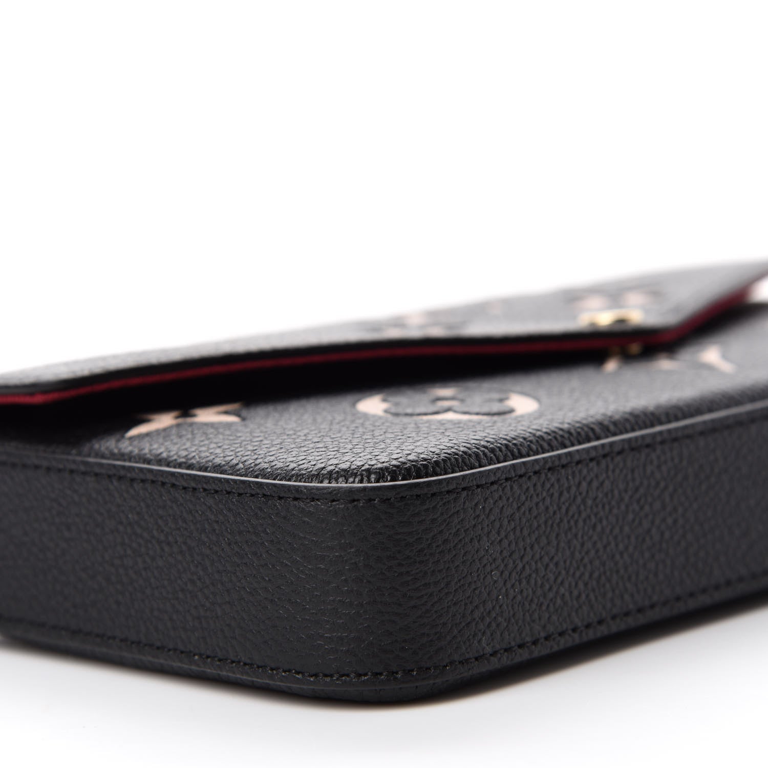 Louis Vuitton Empreinte Monogram Giant Felicie Pochette Black Beige 6 of 11