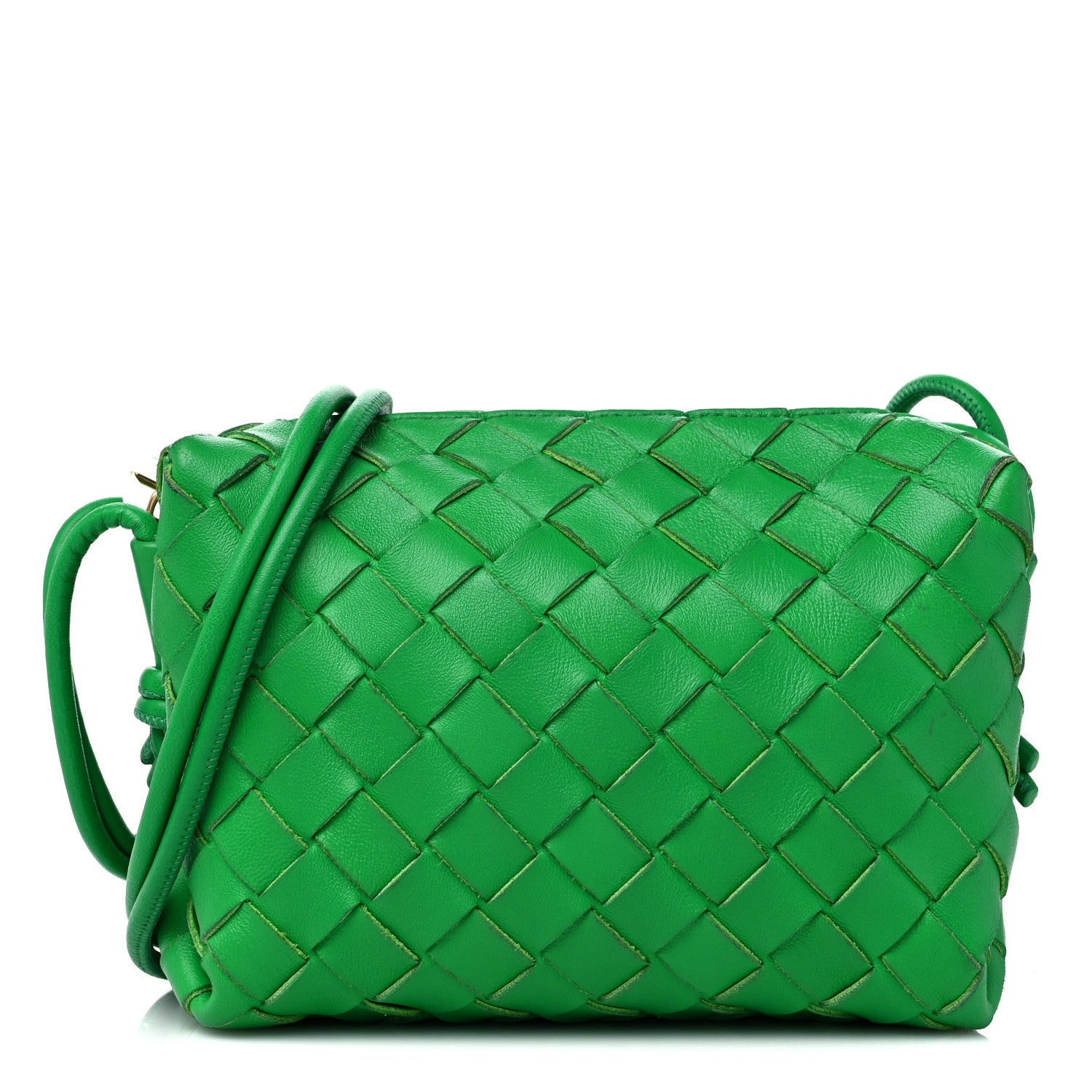 Bottega Veneta Nappa Intrecciato Mini Loop Camera Bag Parakeet 1 of 13