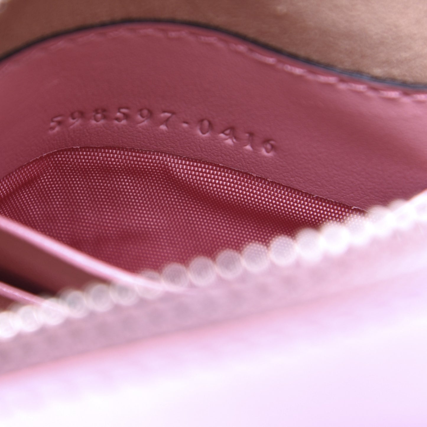 Calfskin Matelasse Mini GG Marmont Crossbody Bag Wild Rose