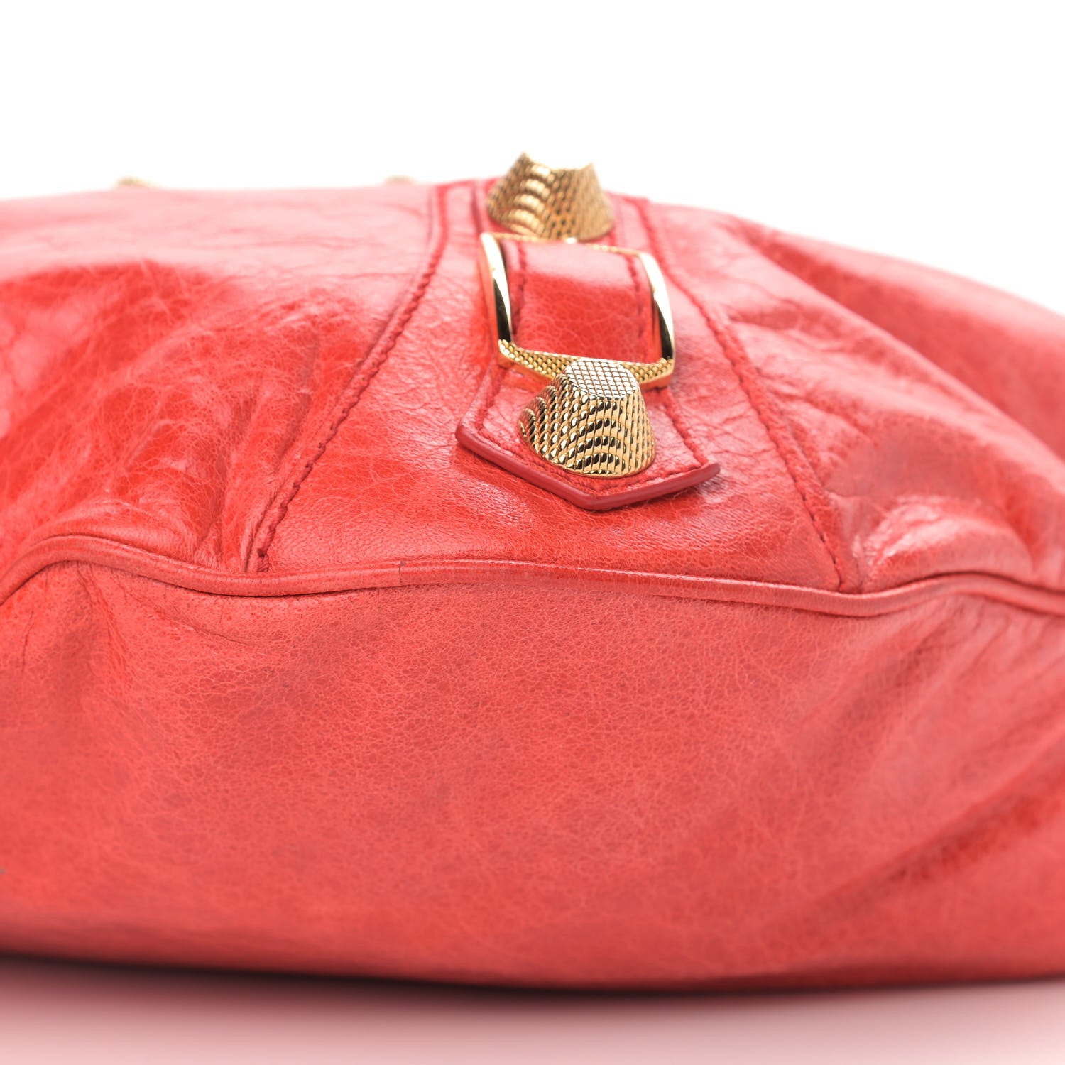 Balenciaga Agneau Giant 21 Gold Hardware Hobo Vermillion 9 of 11
