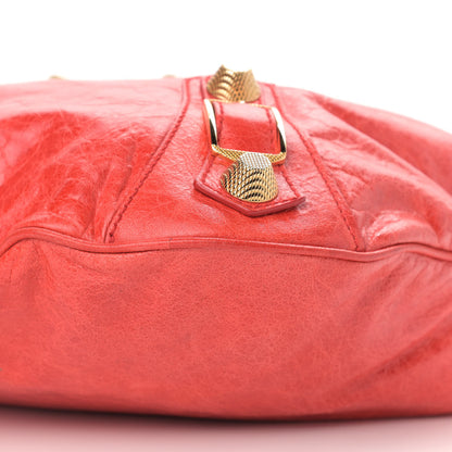 Balenciaga Agneau Giant 21 Gold Hardware Hobo Vermillion 9 of 11