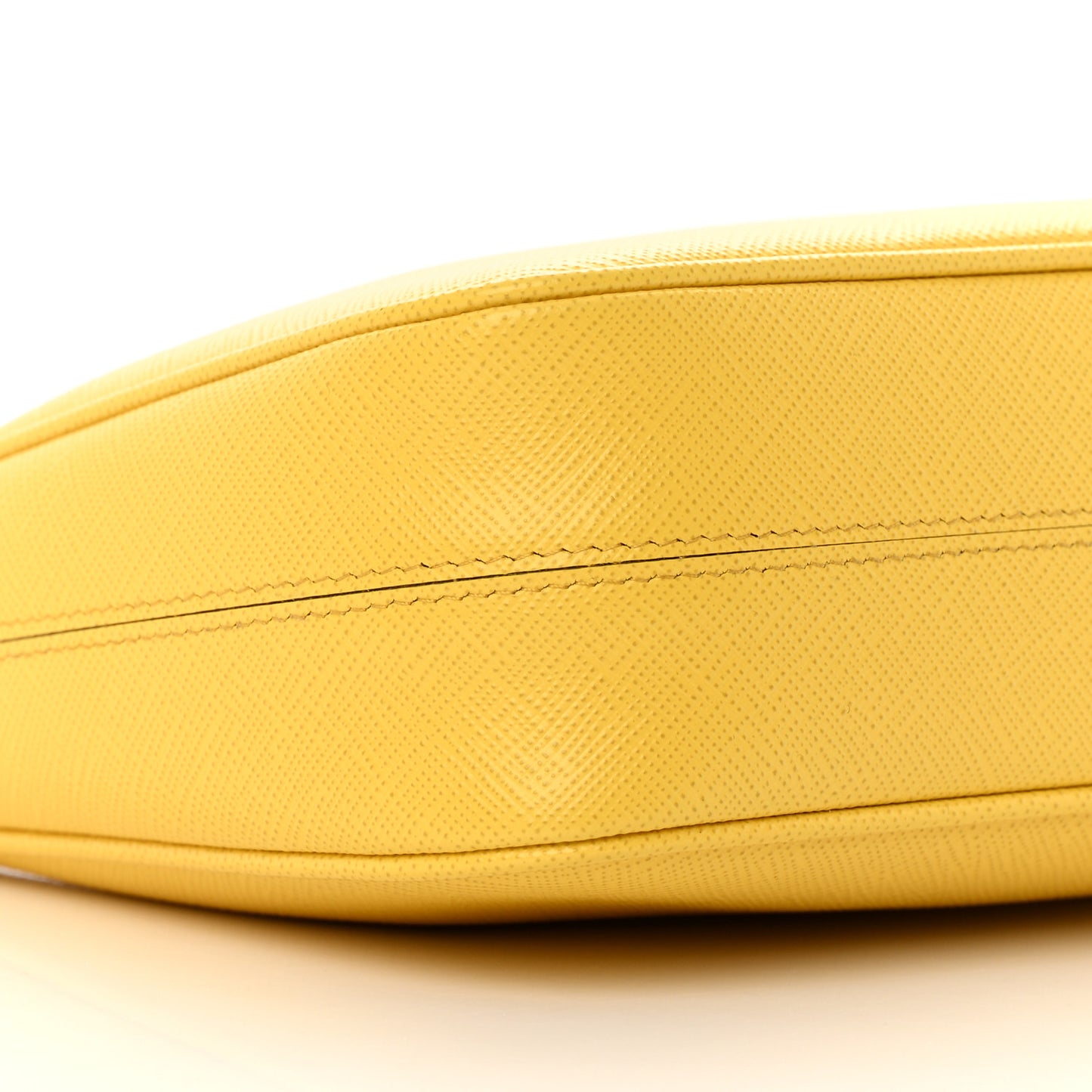 Saffiano Lux Re-Edition Mini Shoulder Bag Soleil