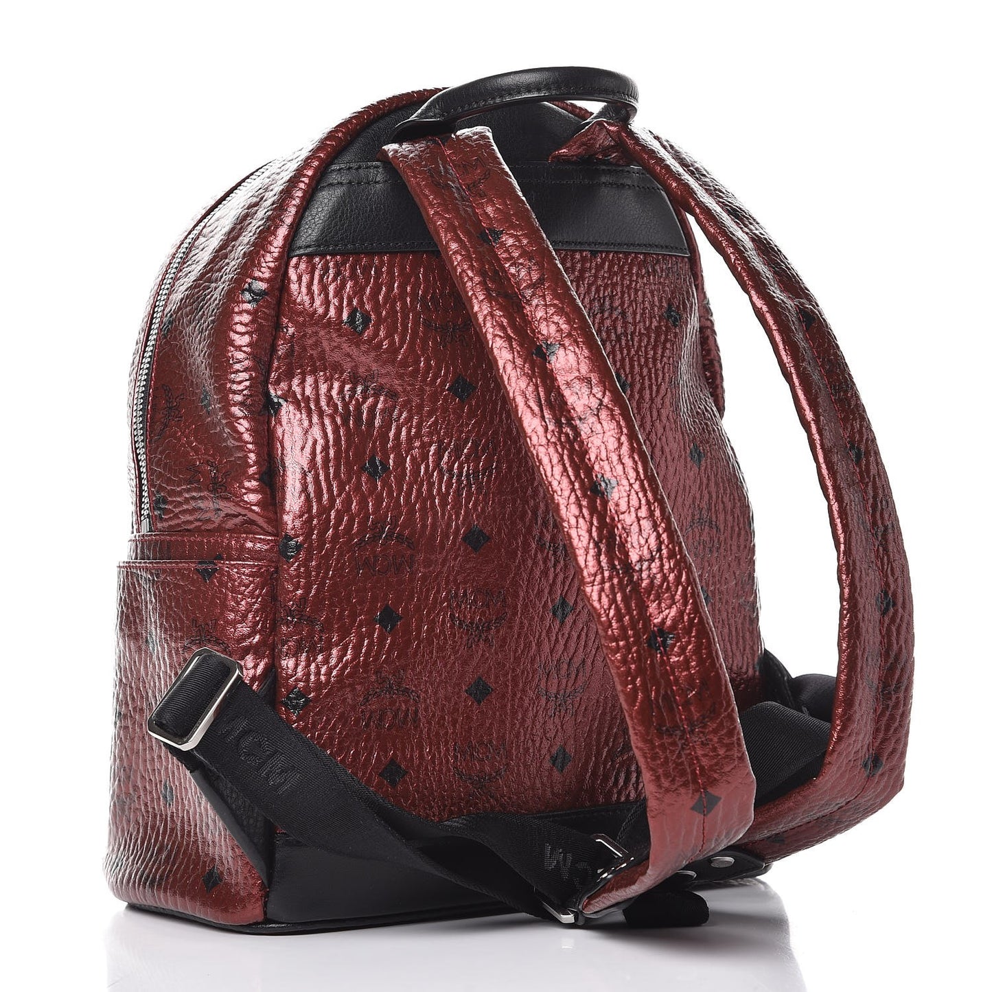 Metallic Visetos Small Stark Backpack Scooter Red