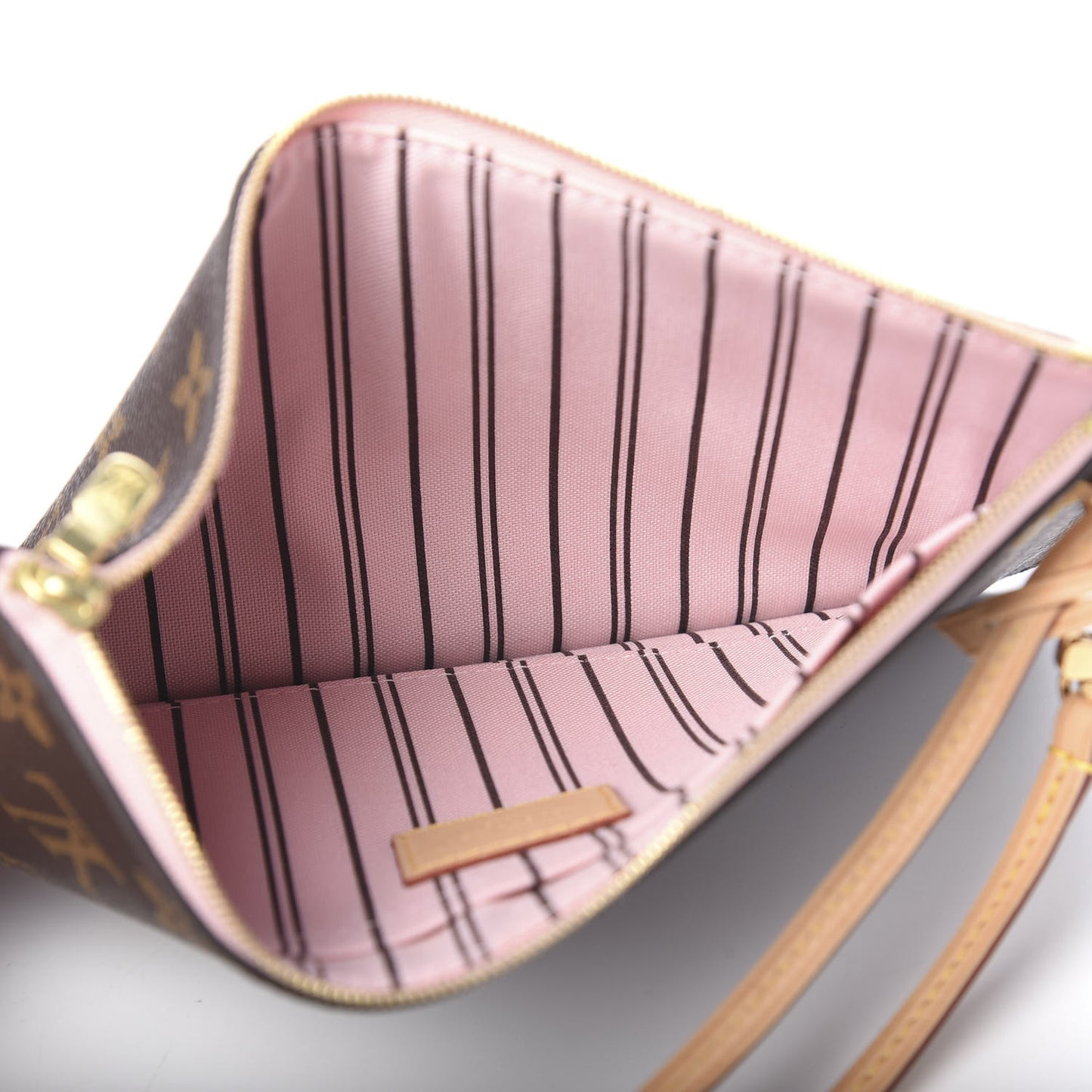 Monogram Neverfull MM GM Pochette Rose Ballerine
