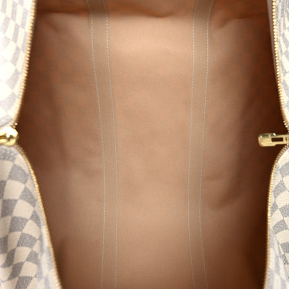 Louis Vuitton Damier Azur Keepall Bandouliere 55 5 of 11