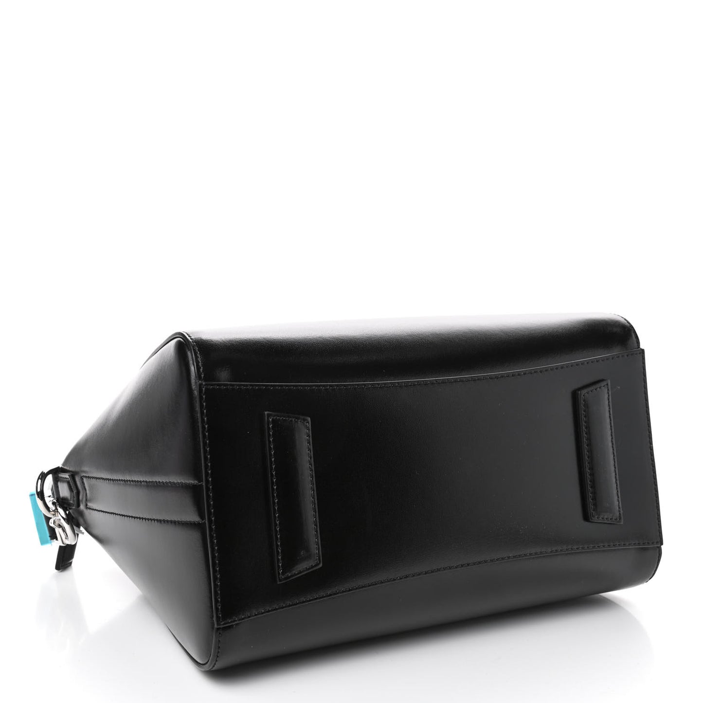 Shiny Lord Calfskin Small Antigona Black