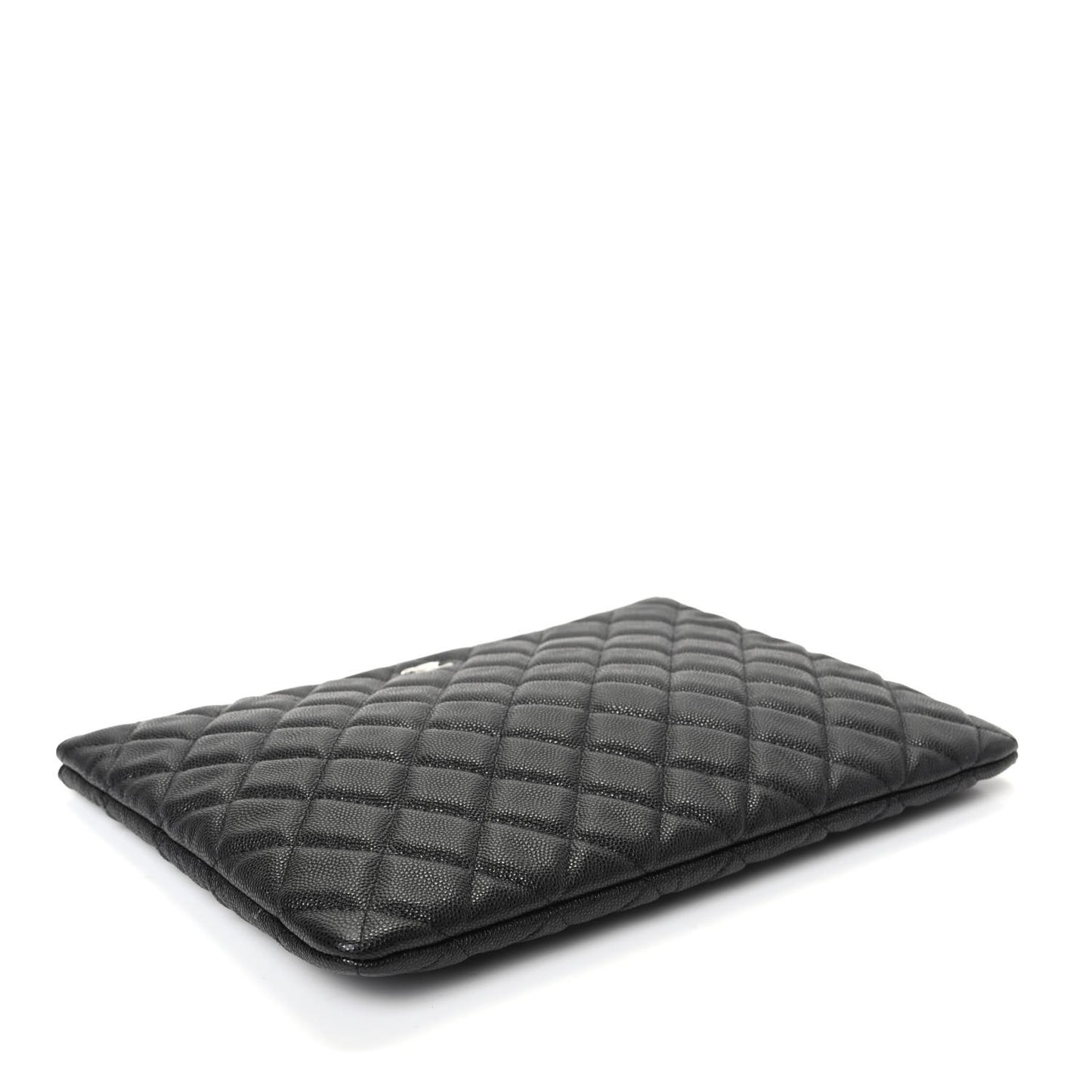 Caviar Quilted Medium Cosmetic Case Black