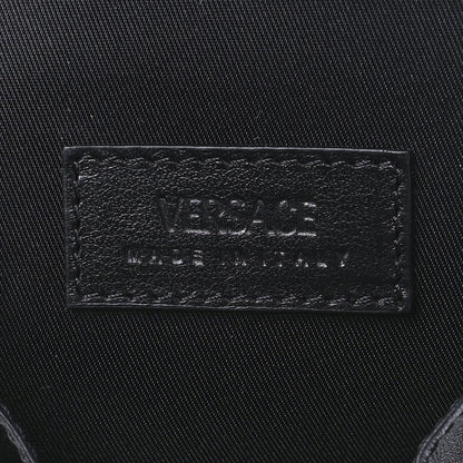 Versace Calfskin La Medusa Zip Around Lanyard Pouch Black 5 of 10
