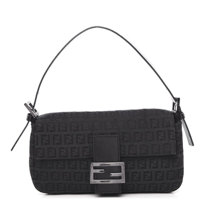 Fendi Zucchino Baguette Black 1 of 11
