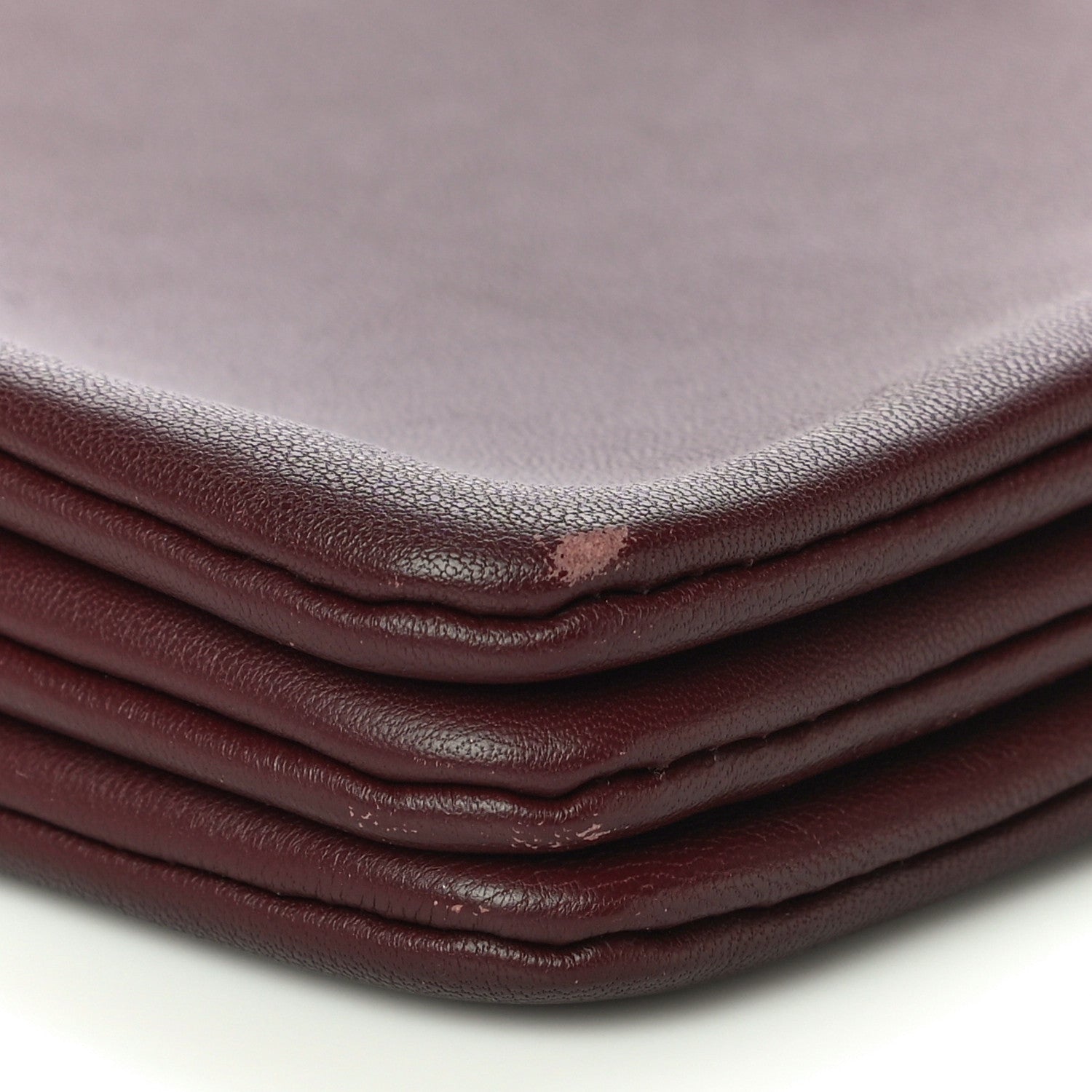Celine Lambskin Small Trio Crossbody Bag Burgundy 12 of 15