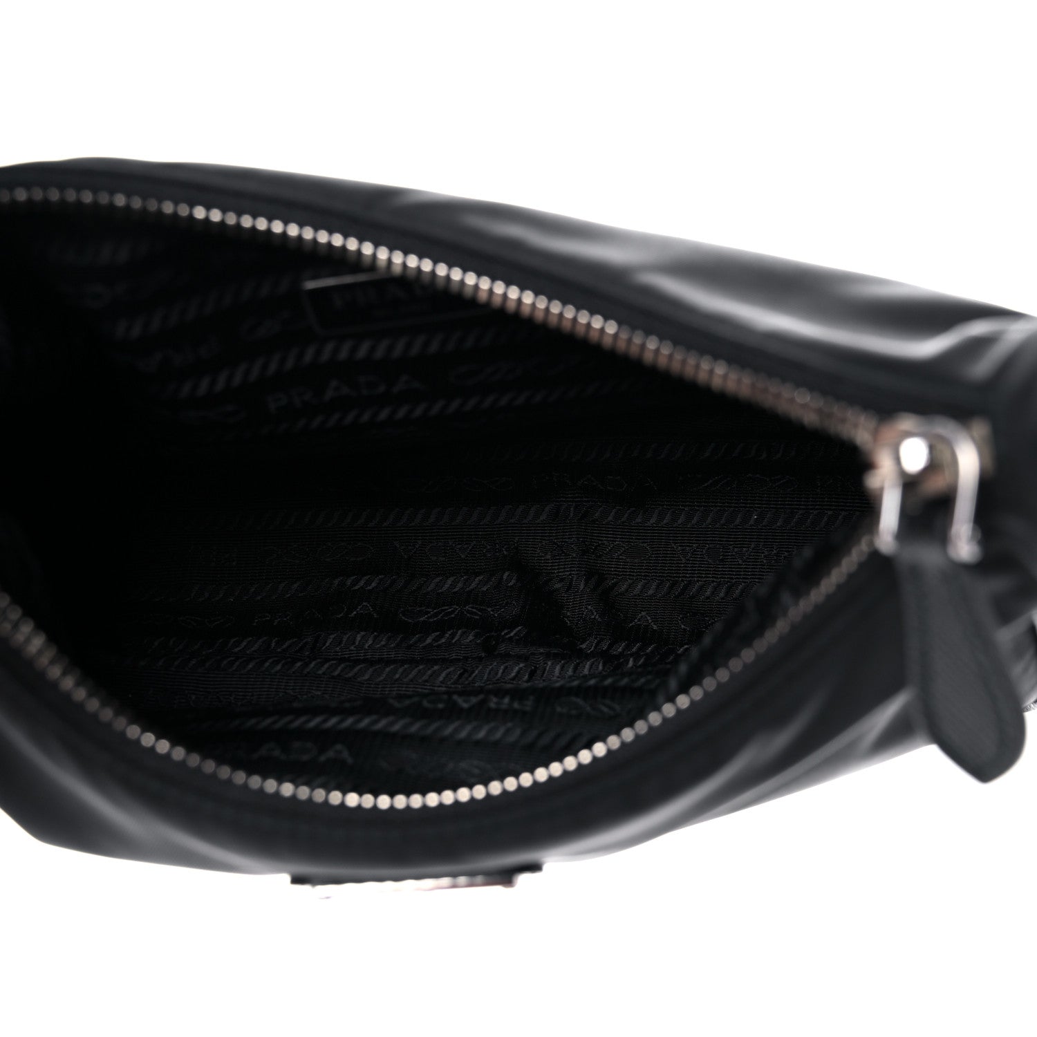 Prada Nylon Re-Edition 2005 Shoulder Bag Black 7 of 11