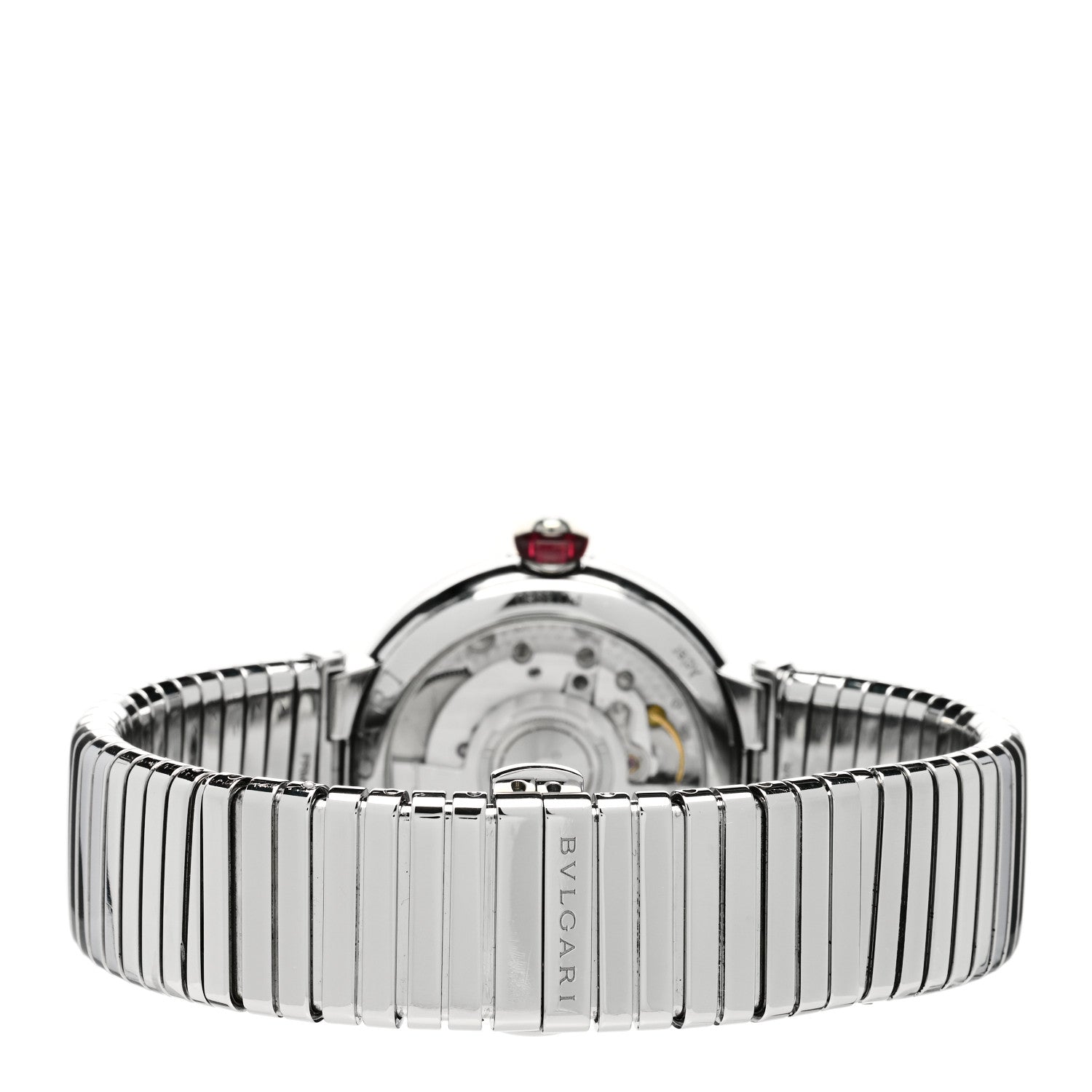 Bulgari Stainless Steel Diamond 33mm Lucea Automatic Watch Black 3 of 5