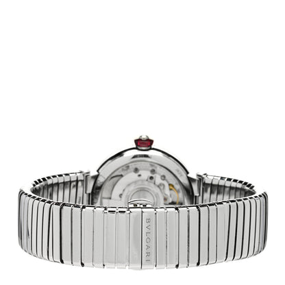 Bulgari Stainless Steel Diamond 33mm Lucea Automatic Watch Black 3 of 5