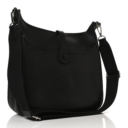 Hermes Taurillon Clemence Evelyne III GM Black 2 of 12
