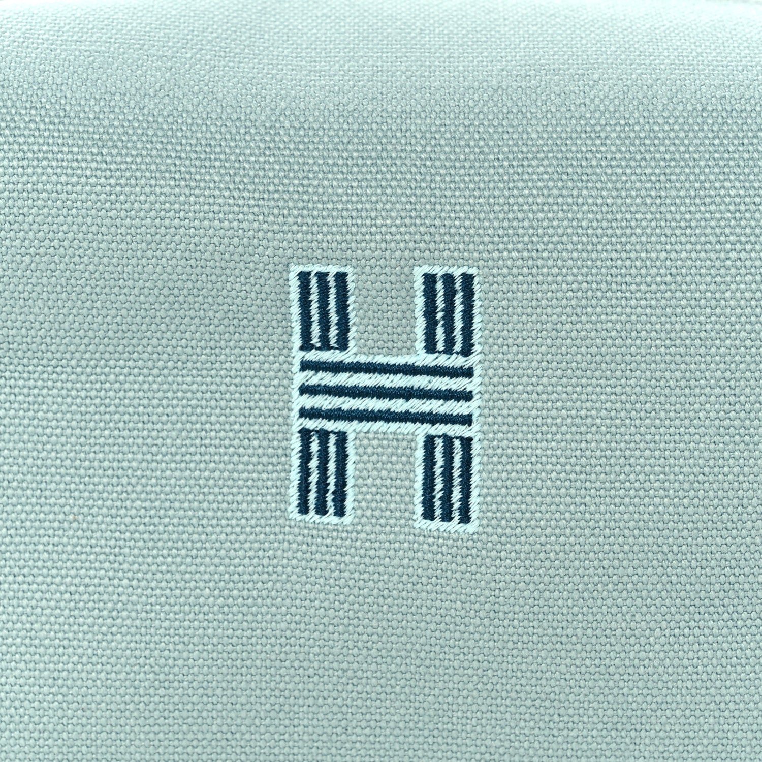 Hermes Canvas Large Bride-A-Brac Pouch Eucalyptus 8 of 12