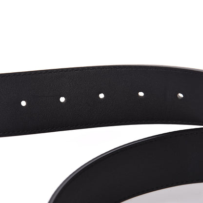 Gucci Moon Calfskin Pearl Double G 40mm Belt 110 44 Black Cream 6 of 7
