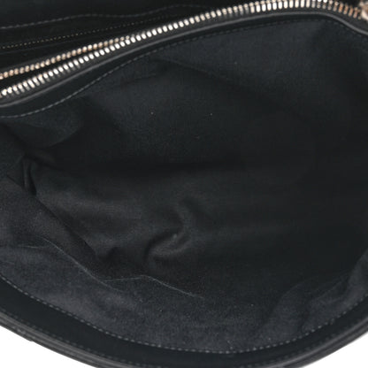 Saint Laurent Calfskin Y Quilted Monogram Medium Loulou Chain Satchel Black 5 of 12