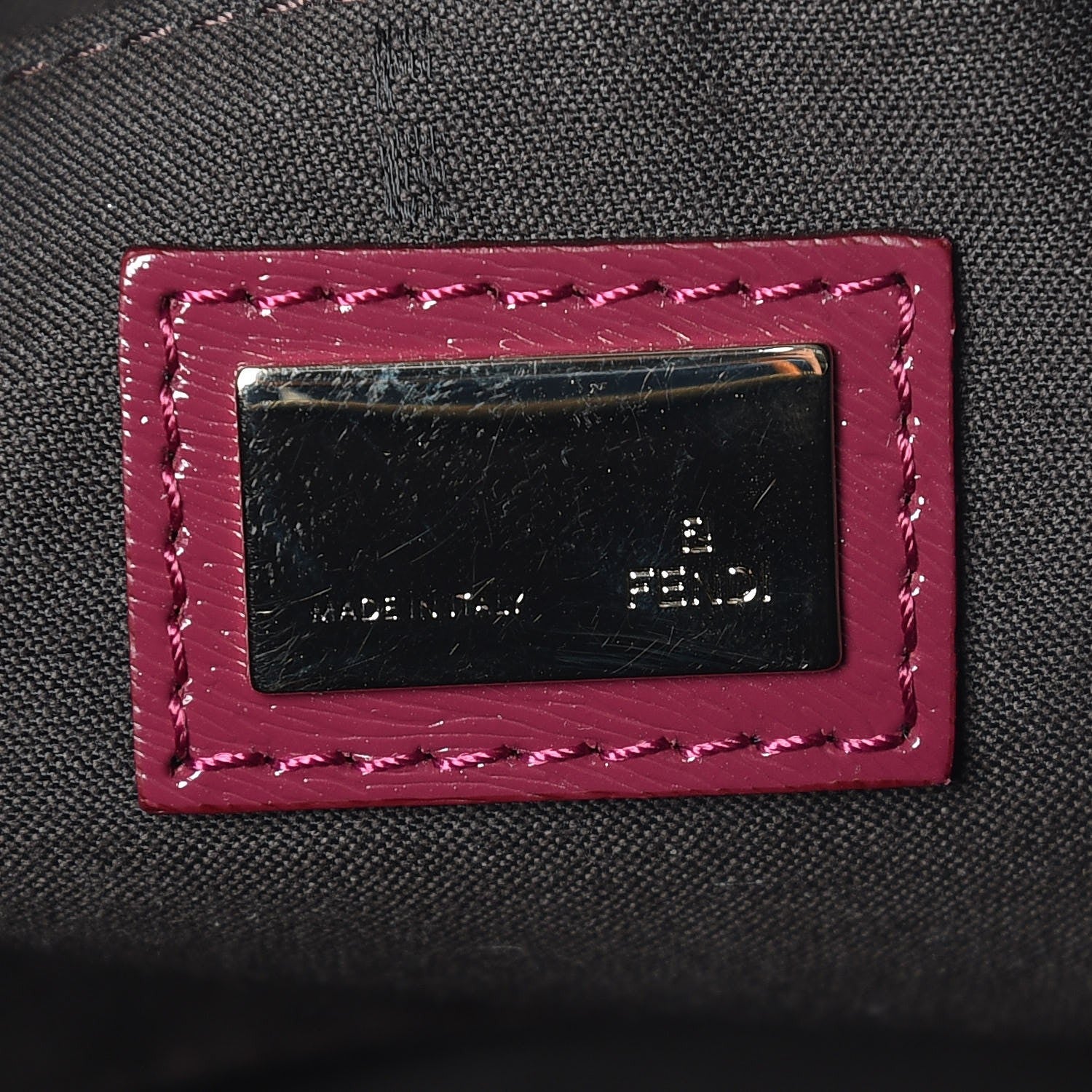 Fendi Zucca Medium Chef Boston Fuchsia 6 of 8