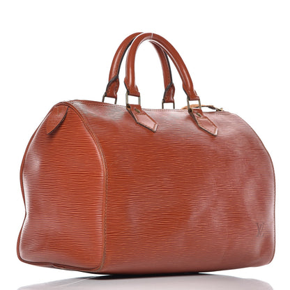 Louis Vuitton Epi Speedy 35 Kenyan Fawn 2 of 10