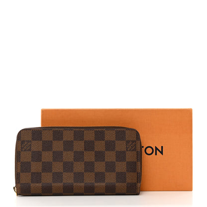 Louis Vuitton LOUIS VUITTON Damier Ebene Zippy Wallet Rose Ballerine 9 of 9