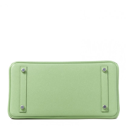 Hermes Epsom Birkin 30 Vert Criquet 5 of 31