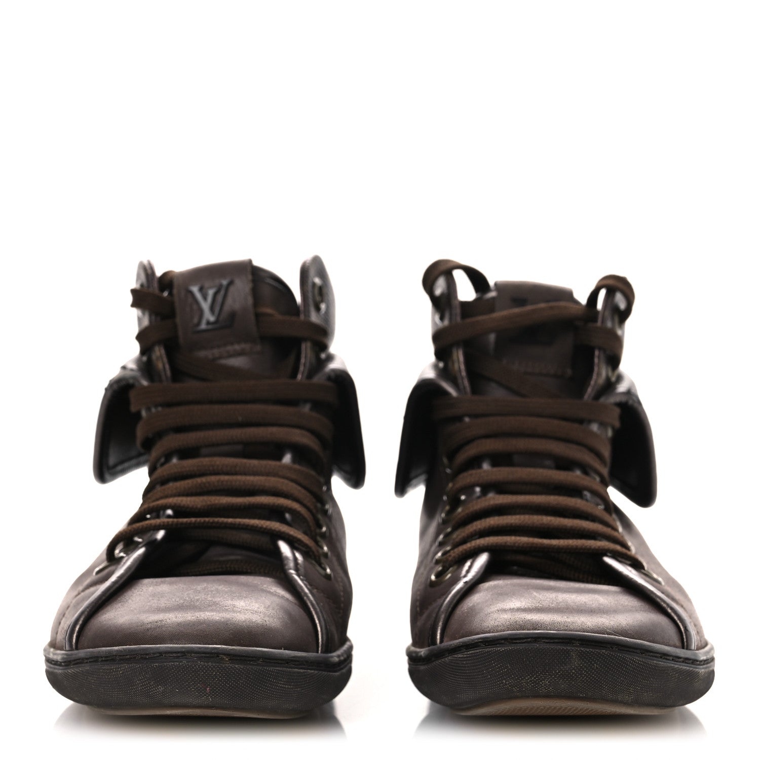 Louis Vuitton Calfskin Monogram Brea Sneaker 34.5 Brown 3 of 13