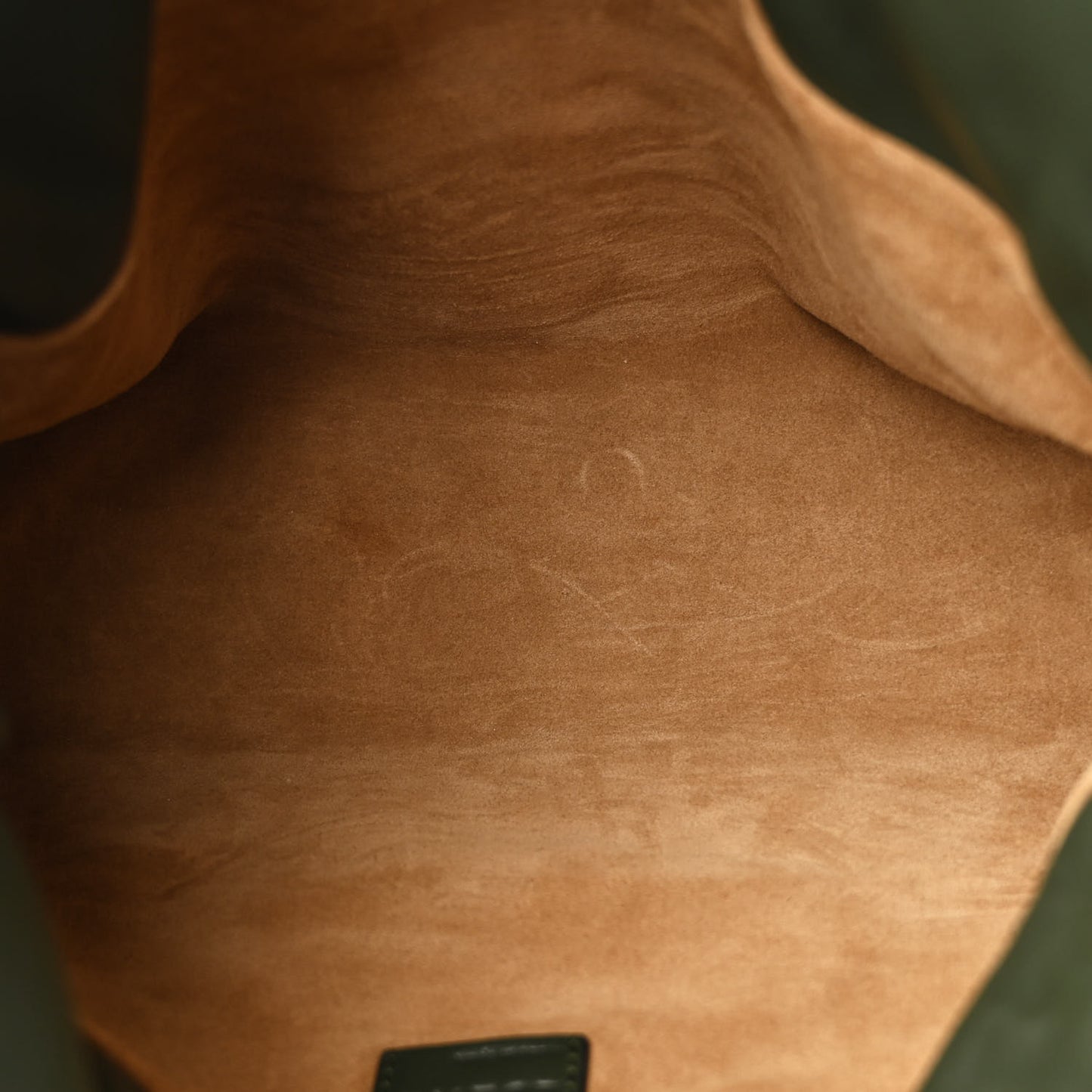 Nappa Medium Flamenco Knot Bag Vintage Khaki