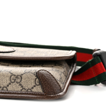 Gucci GG Supreme Monogram Neo Vintage Web Belt Bag Brown 9 of 9