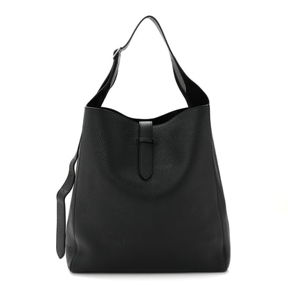 The Row Grained Calfskin Blake Hobo Black 1 of 10