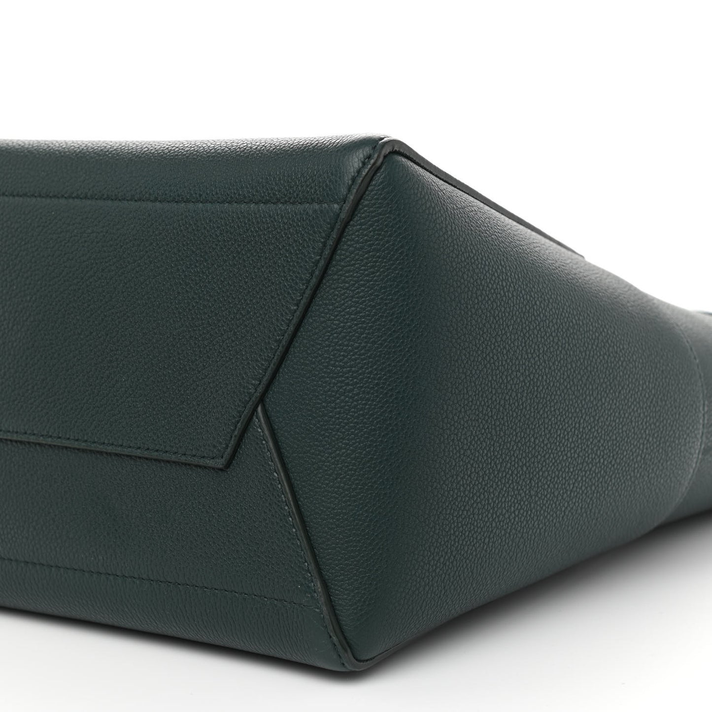 Soft Grained Calfskin Sangle Bucket Bag Amazone