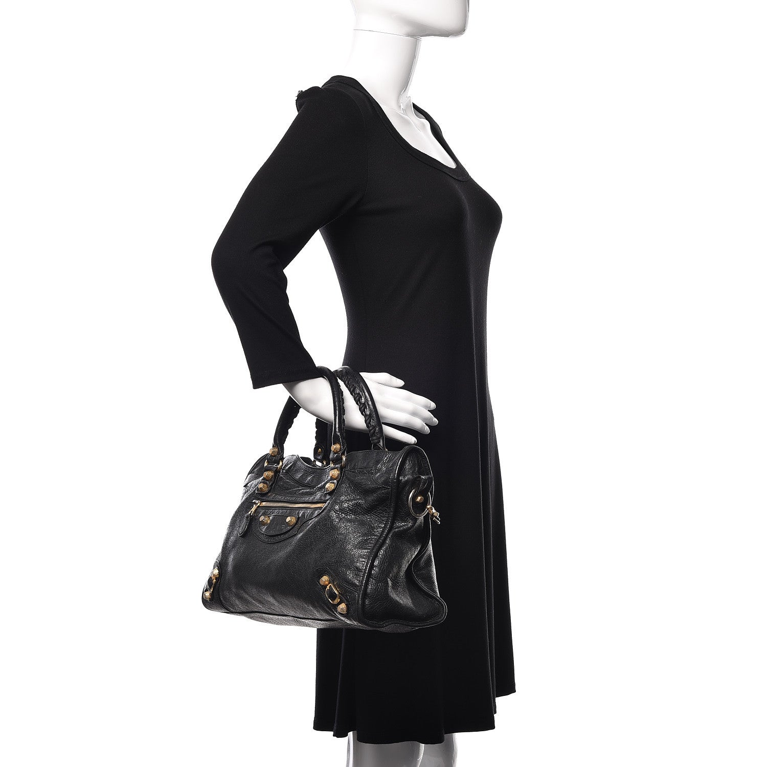 Balenciaga Agneau Giant 12 Gold Hardware City Black 3 of 10