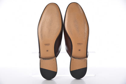 Gucci Calfskin Womens Princetown Slippers 39 Fondente Brown 8 of 15