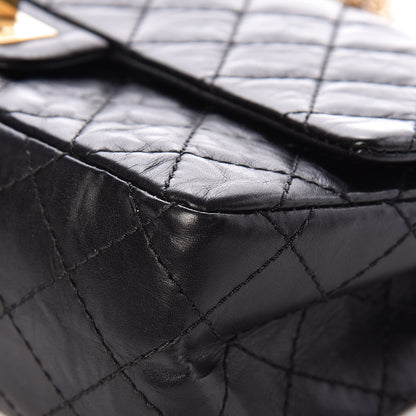 Chanel Aged Calfskin Quilted 2.55 Reissue 225 Flap Black 17 of 20