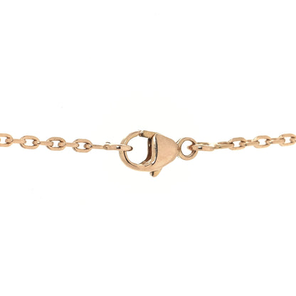 Hermes Lacquered Rose Gold Pop H Pendant Necklace White 4 of 5