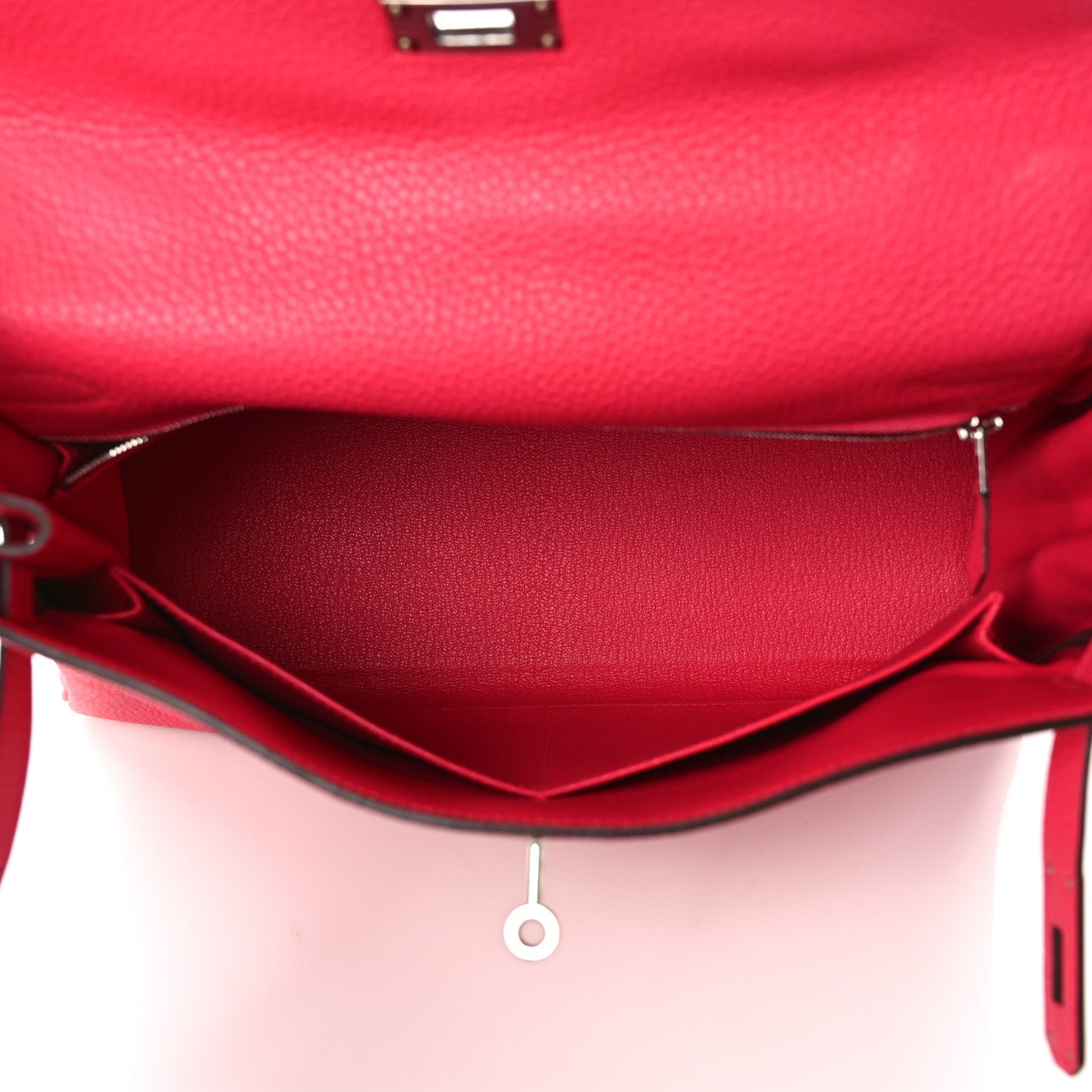 Hermes Taurillon Clemence Kelly Retourne 32 Rose Extreme 5 of 11