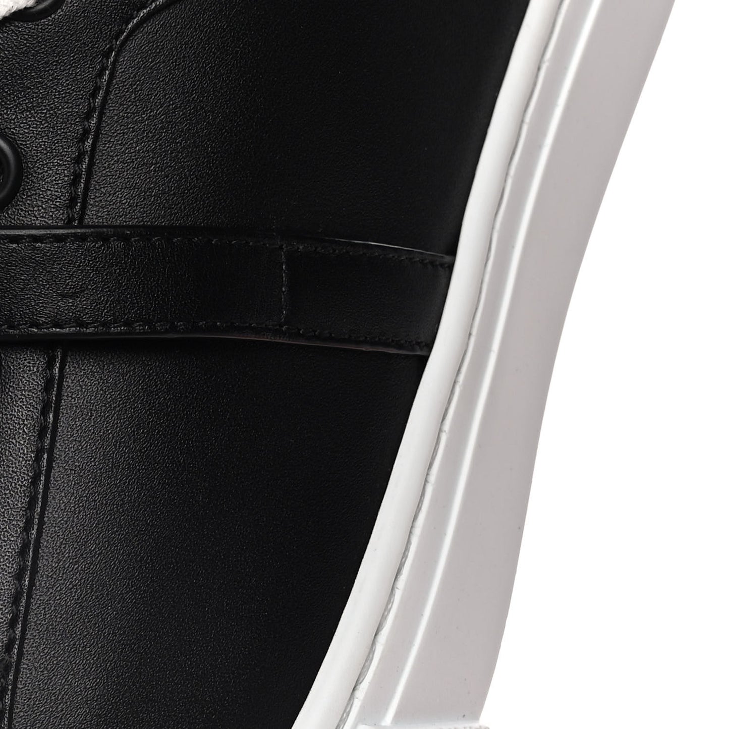 Calfskin Day Sneakers 38 Black
