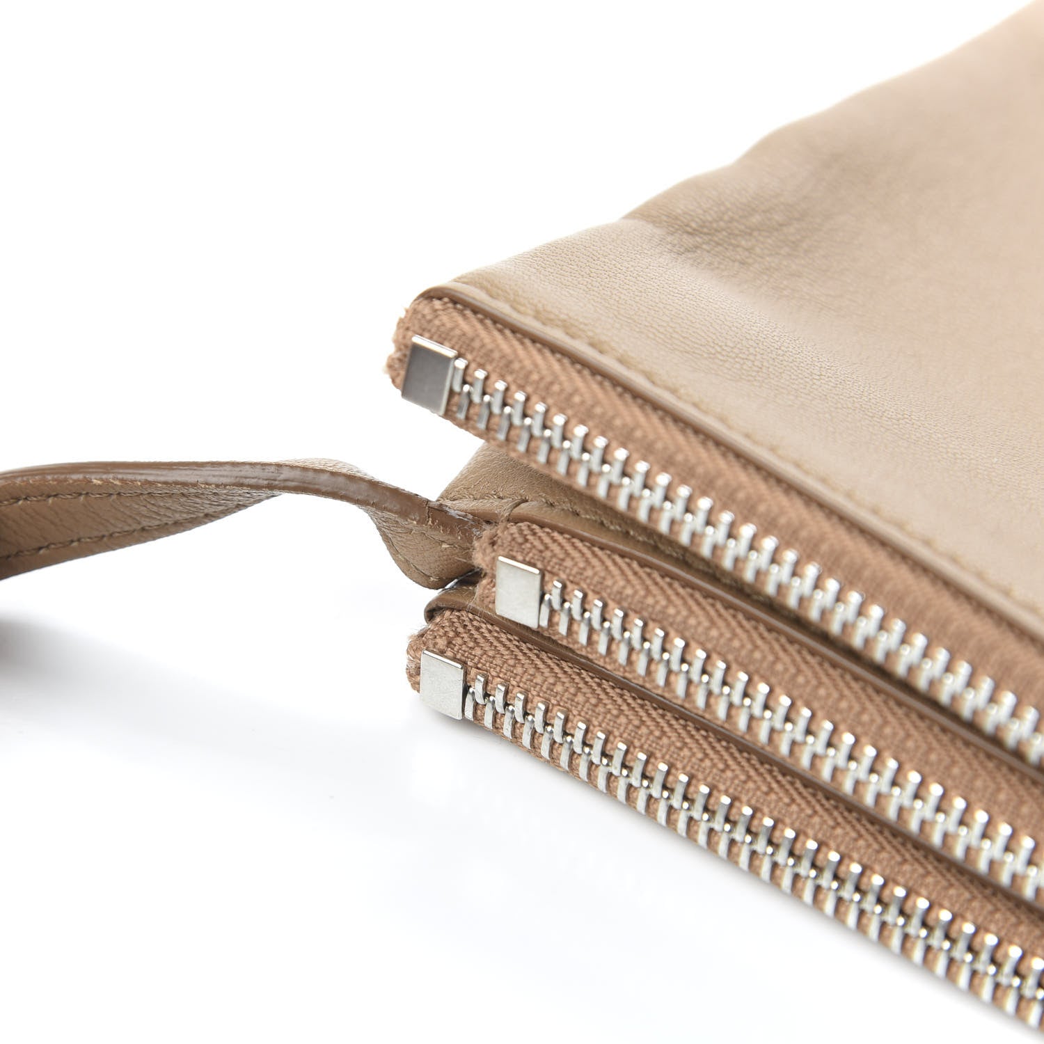 Celine Lambskin Large Trio Crossbody Bag Light Caramel 10 of 10