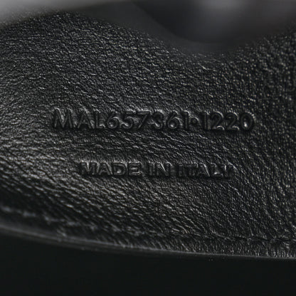 Saint Laurent Lambskin Quilted Monogram Baby Victoire Chain Clutch Bag Black 7 of 11