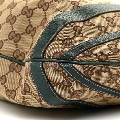 Gucci Monogram Medium Abbey Convertible Tote Green 10 of 13