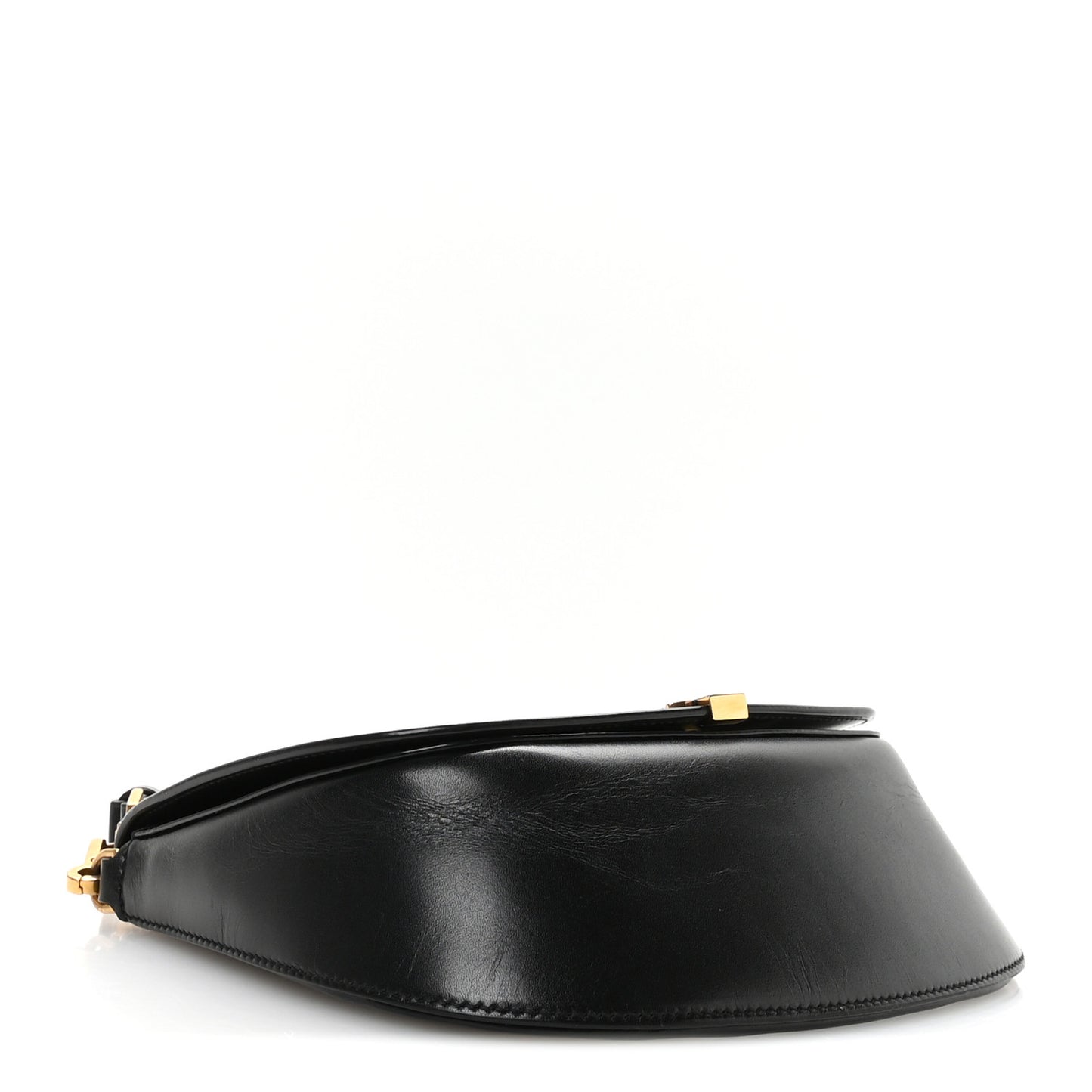 Box Calfskin Mini Voltaire Top Handle Bag Black