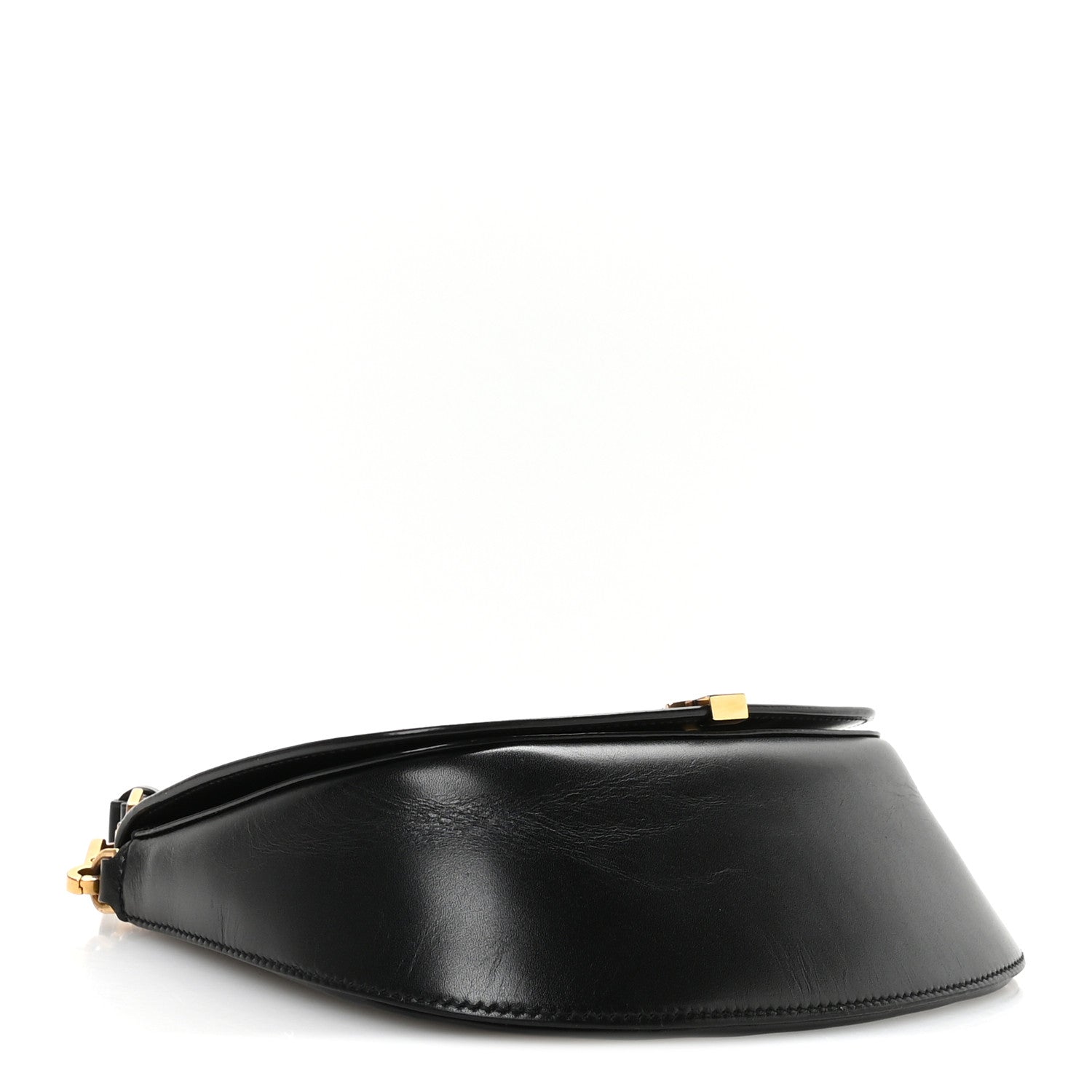 Saint Laurent Box Calfskin Mini Voltaire Top Handle Bag Black 4 of 11