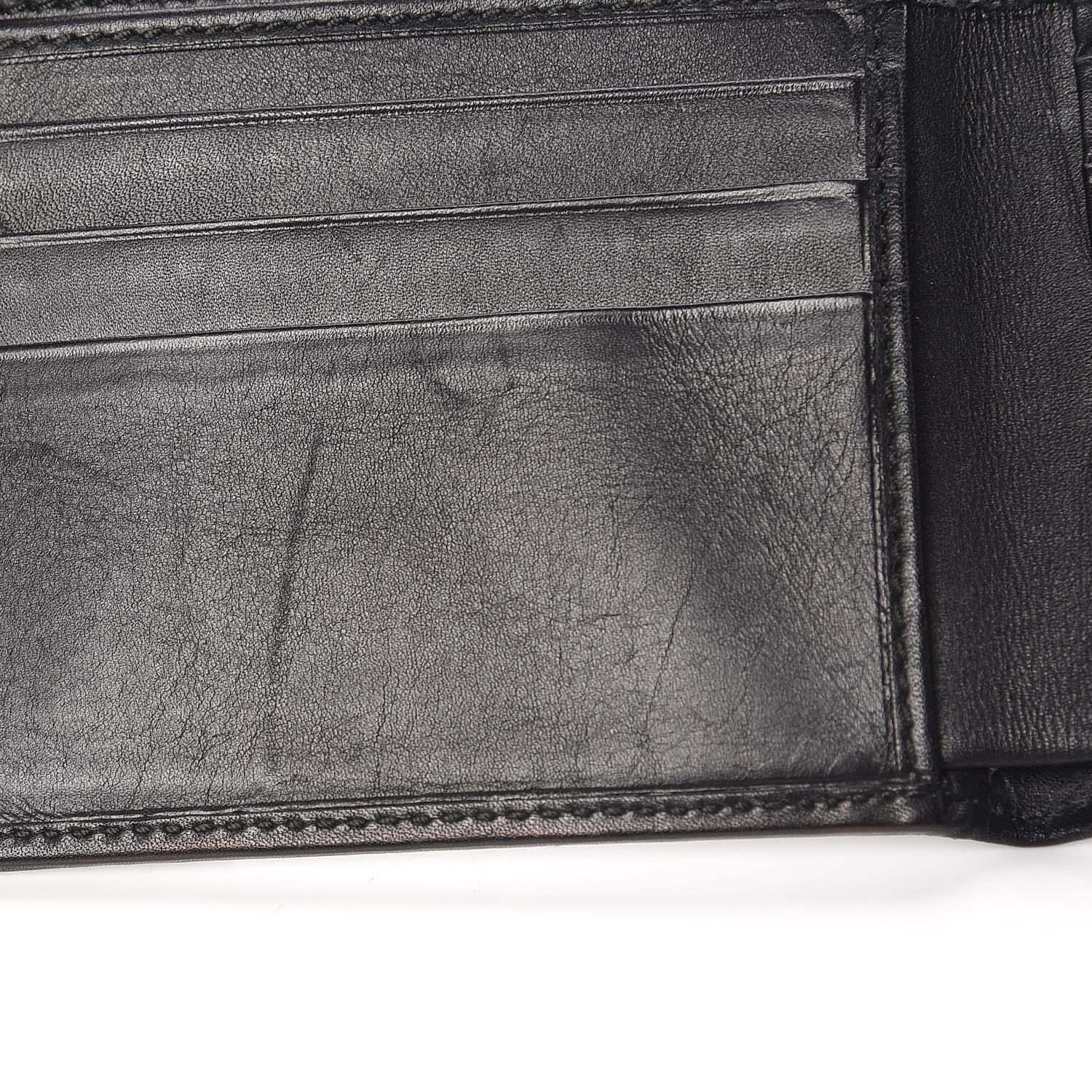 Gucci Calfskin Interlocking G Bi-Fold Wallet Black 9 of 11