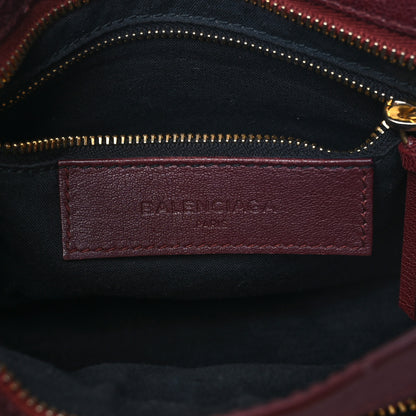 Balenciaga Chevre Gold Metallic Edge Hardware Mini City Bordeaux 5 of 6