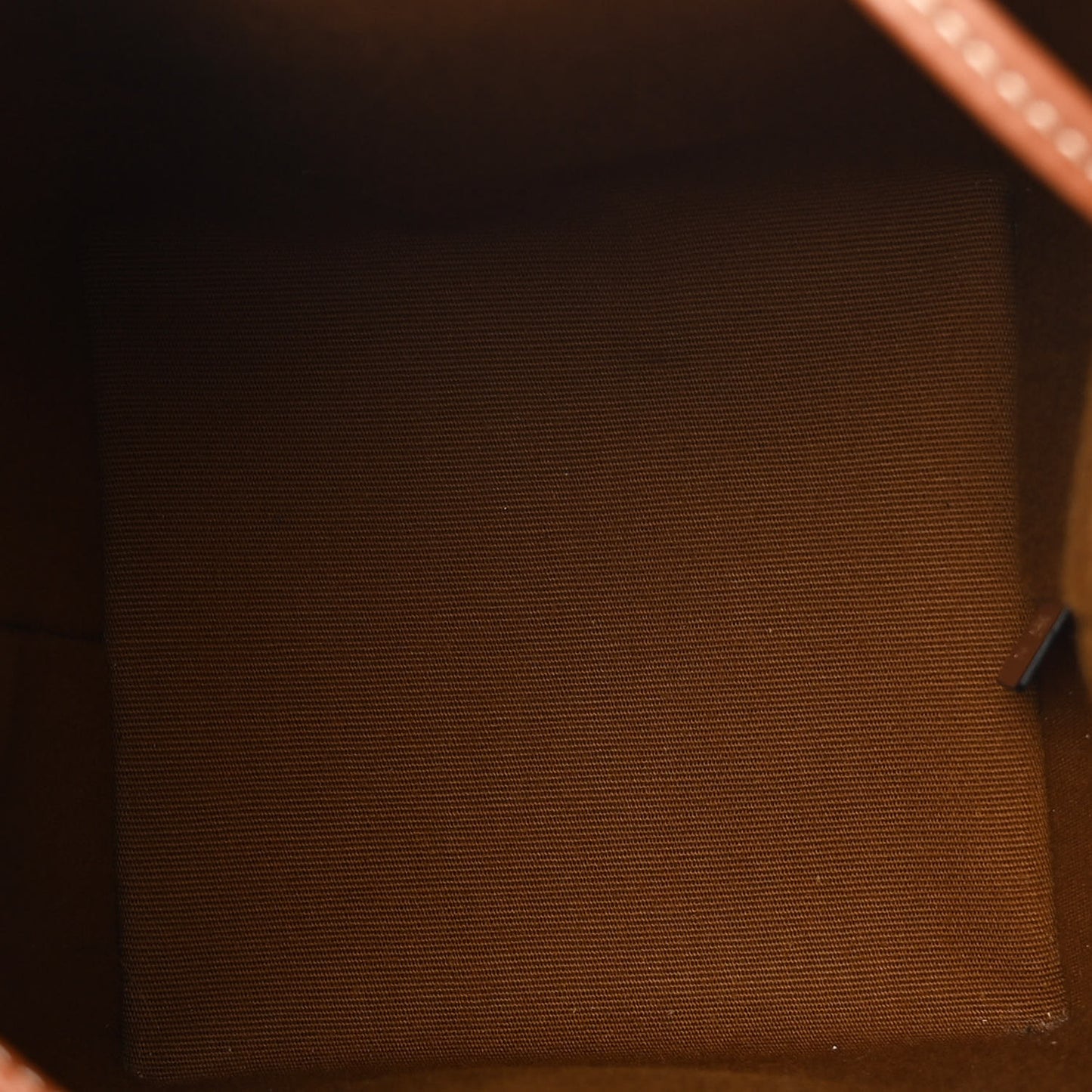 Triomphe Canvas Calfskin Micro Sailor Bag Tan
