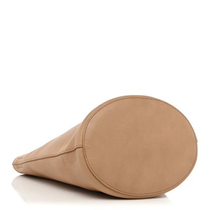 Mansur Gavriel Pebbled Calfskin Zip Bucket Bag Aglio 4 of 12