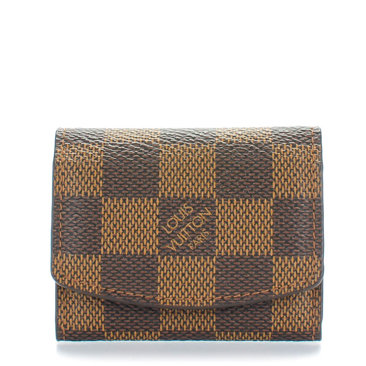 Damier Ebene Cufflinks Case