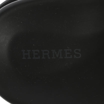 Hermes Calfskin Womens Chypre Sandals 35 Gold 7 of 9