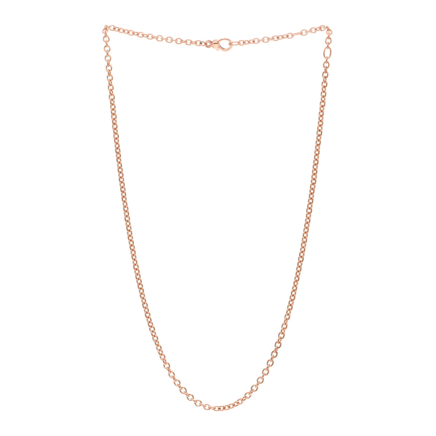 Pomellato 18K Rose Gold Chain Necklace 16.5" 3 of 4